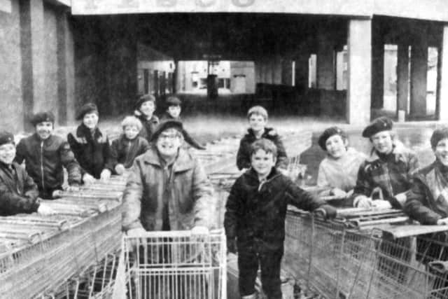 Portsmouths Scout trolley trackers collected a whopping Â£250,000 worth of abandoned supermarket trolleys (5487-1)