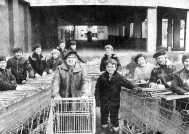 Portsmouths Scout trolley trackers collected a whopping Â£250,000 worth of abandoned supermarket trolleys (5487-1)