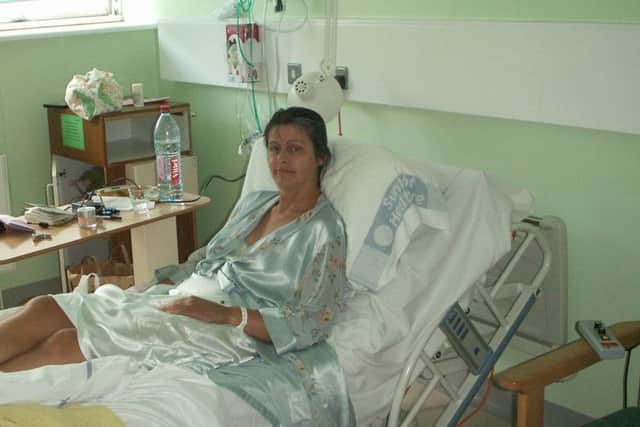 Kay Sunny in hospital
Picture: Solent News & Photo Agency
