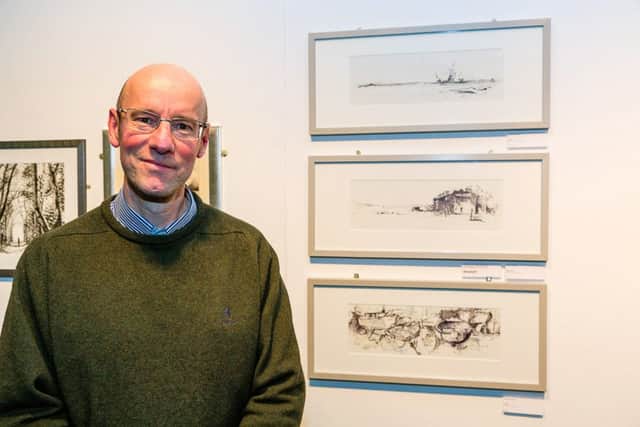 Simon Cowper, the winner of The Springs Open Exhibition 2016. Entries for 2017 are open until January 31