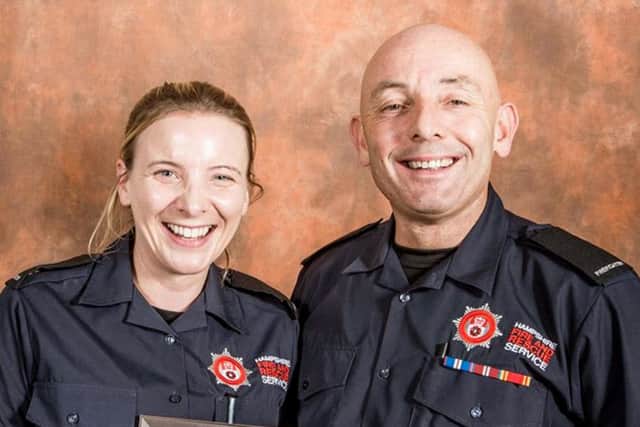 Jasper Taylor with Beth Medway