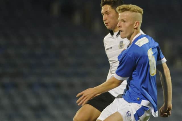 Eddie Wakley saw red in Pompey Academy's 2-0 defeat to Plymouth last weekend  Picture: Ian Hargreaves