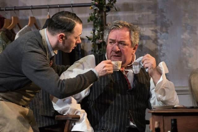 Reece Shearsmith and Ken Stott in The Dresser. Photo by Hugo Glendinning