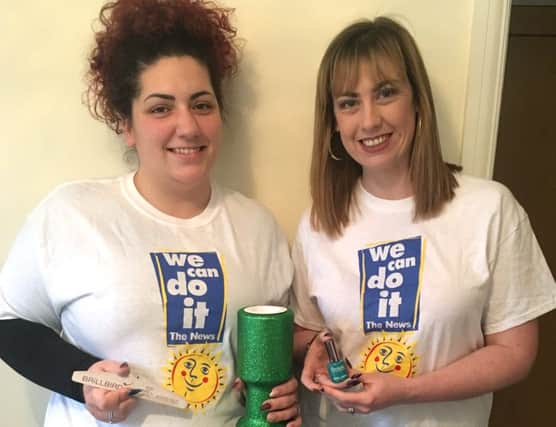 Erin Searle, left, and Dana Squibb, are both Portsmouth nail technicians who will be taking part in Nailing Mental Health