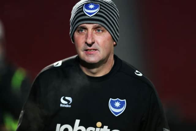 Pompey boss Paul Cook Picture: Joe Pepler