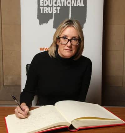 Gosport MP Caroline Dinenage at the Holocaust Educational Trust
