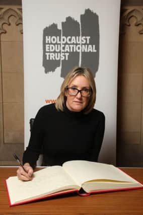 Gosport MP Caroline Dinenage at the Holocaust Educational Trust