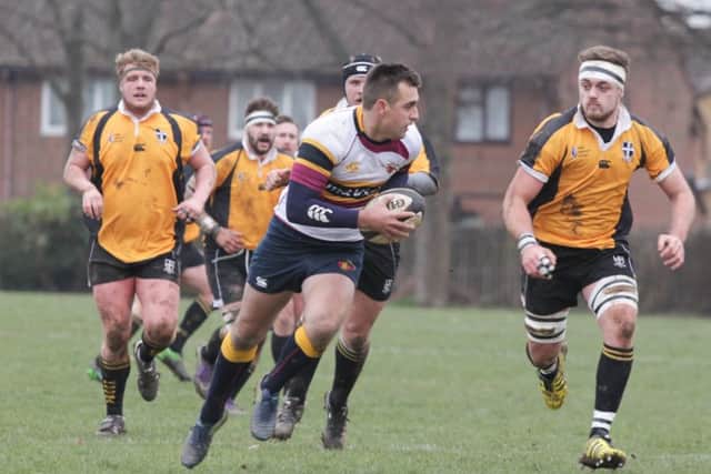 Portsmouth's Jack Easterbrook on the charge in the cup. Picture: Habibur Rahman