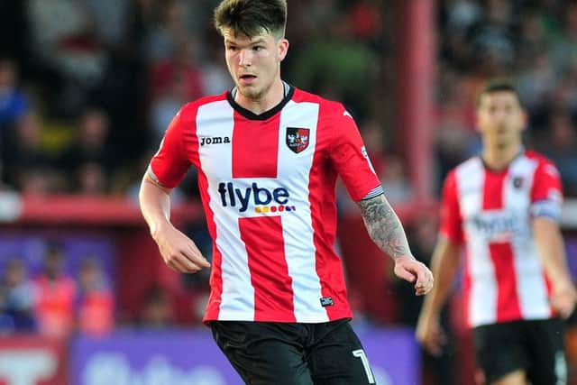 Exeter City's Liam McAlinden
