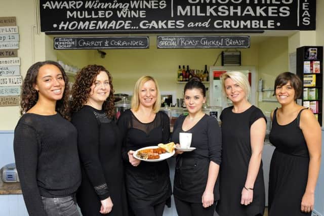 From left, Hannah Youell, Jodie Ross, Joanne Bleach, Lucie Gomolova, Sinead Wellham and Khaleda Brophy Picture: Malcolm Wells (170125-5523)