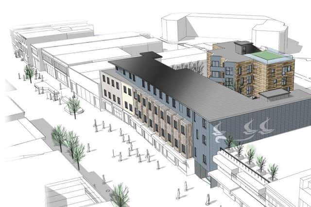 An artist's impression of the hotel