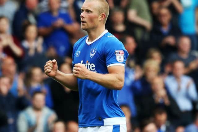 Pompey striker Curtis Main Picture: Joe Pepler