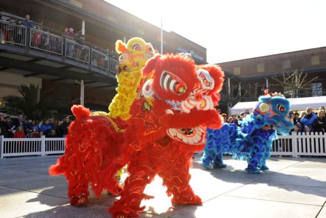 A previous Chinese new year celebration at Gunwharf