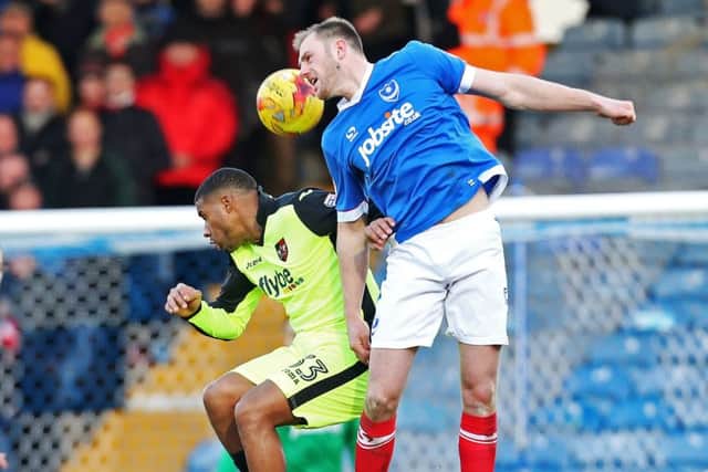 Pompey defender Matt Clarke Picture: Joe Pepler