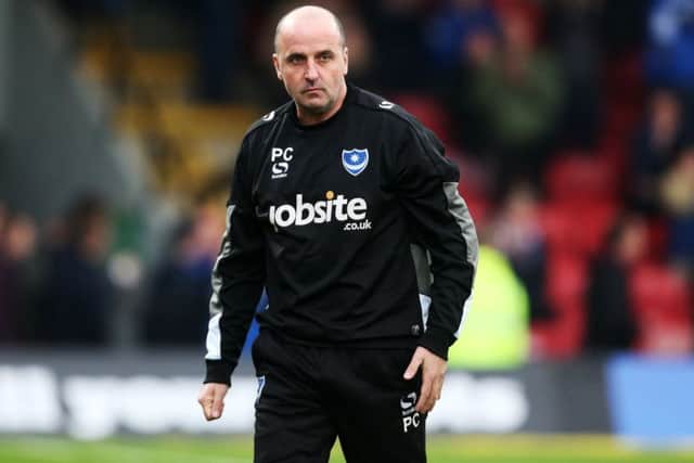 Pompey boss Paul Cook   Picture: Joe Pepler