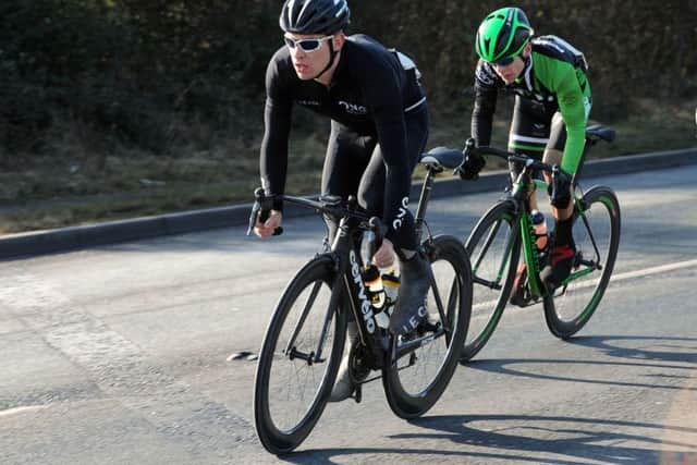 Chris Opie during the Perfs Pedal in 2015. Picture: Allan Hutchings (150213-679)