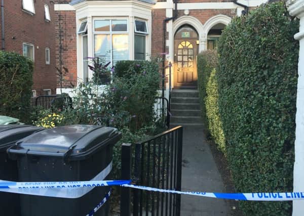 A house in Outram Road, Southsea, was sealed off on Tuesday, August 30 and a murder investigation launched after a man fell to his death from a window

Picture: Ben Fishwick
