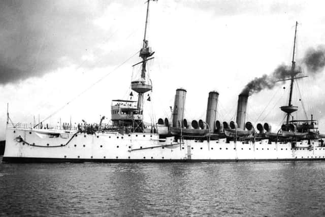 HMS Hermes. Picture via Wikipedia