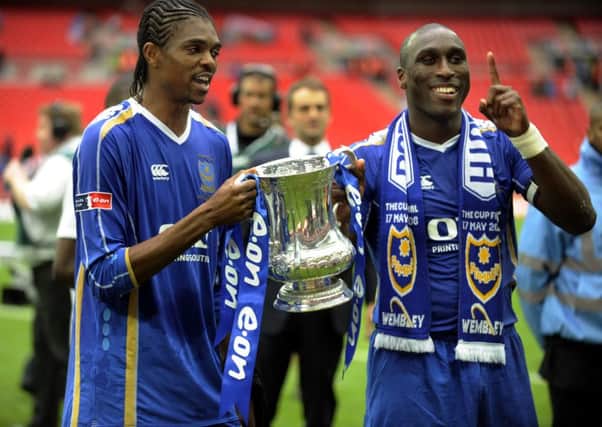 Sol Campbell, right, has been appointed assistant manager of Trinidad & Tobago   Picture: Steve Reid
