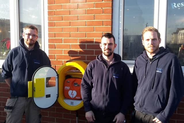 TVR Electrical Services installed the AED for Southsea