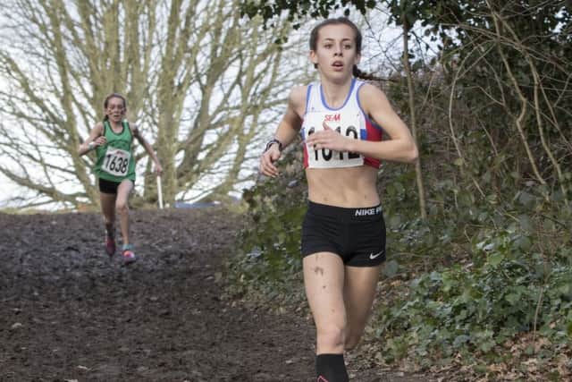 Saffron Moore in action at Parliament Hill. Picture: Paul Smith