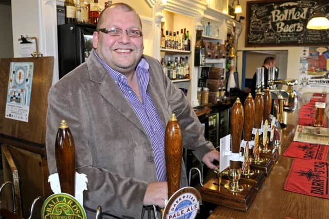 Stuart Ainsworth, landlord of The Leopold Tavern