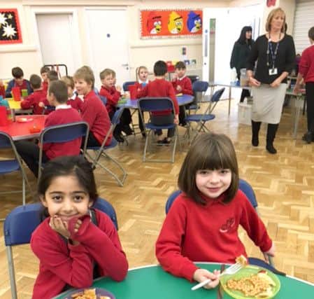 Hevin Aksoy and Izzy Buchanan, both in year two, are big fans of the breakfast club