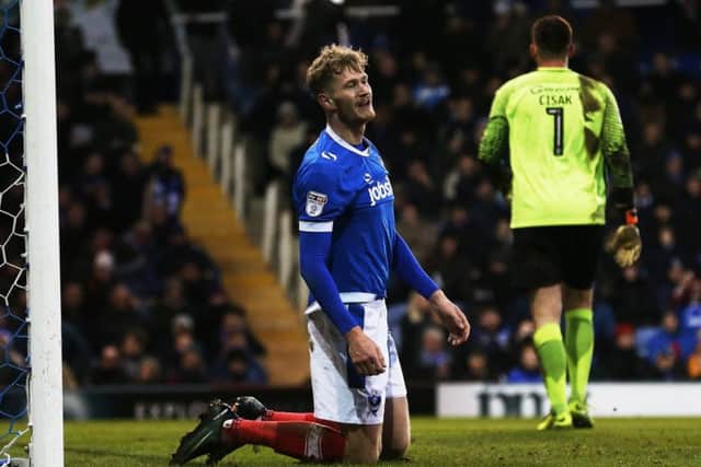 Michael Smith departed Pompey on loan for Northampton yesterday     Picture: Joe Pepler