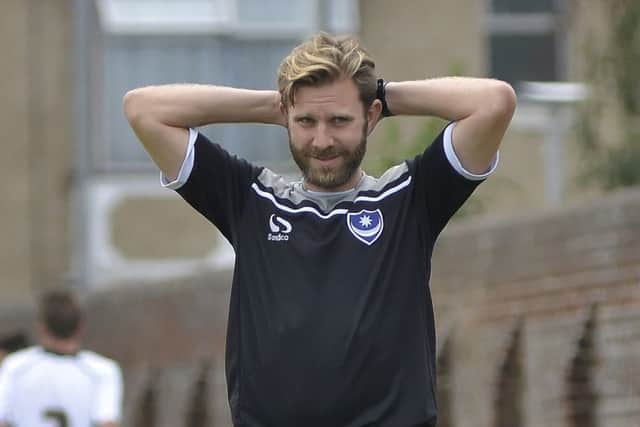 Pompey Academy coach Mikey Harris Picture: Neil Marshall