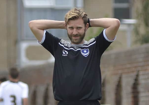 Pompey Academy coach Mikey Harris Picture: Neil Marshall