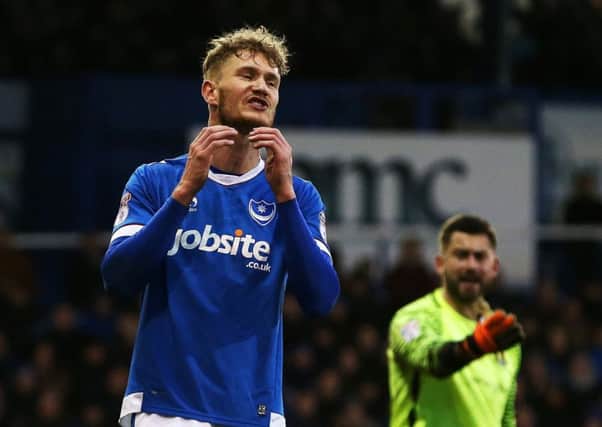 Michael Smith left Pompey on transfer-deadline day to join Northampton on loan for the rest of the season   Picture: Joe Pepler