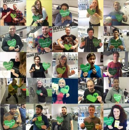 People can show their support via #ShowTheLove