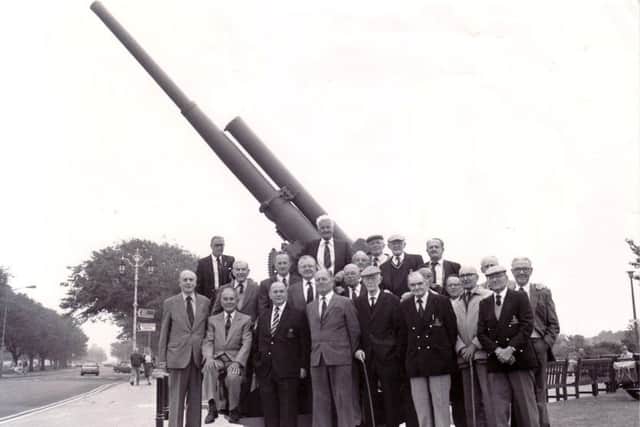 UNITED Former members of the 57th Wessex HAA Regiment who manned anti-aircraft guns on the common during the Second World War, at a reunion in 2012