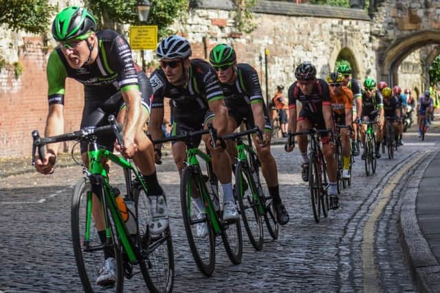 Alex Richardson, second left, in action during last season's Leicester Castle Classic. Picture: Hugh McManus