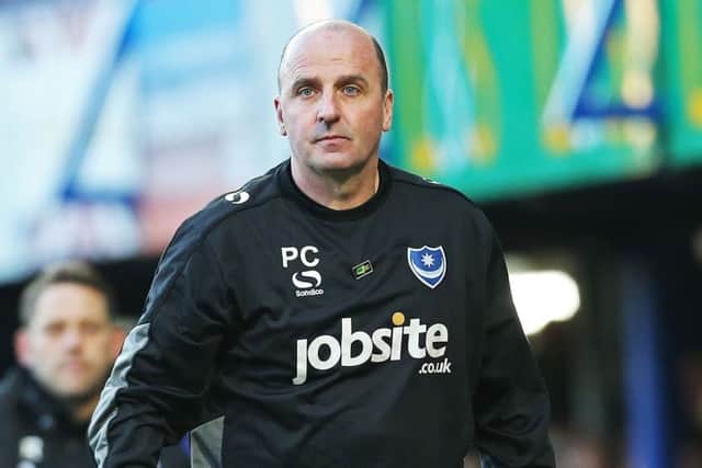 Pompey boss Paul Cook Picture: Joe Pepler