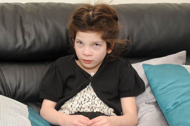 Alyssa-Mae England has a very rare chromosome disorder Picture: Sarah Standing (170072-1163)
