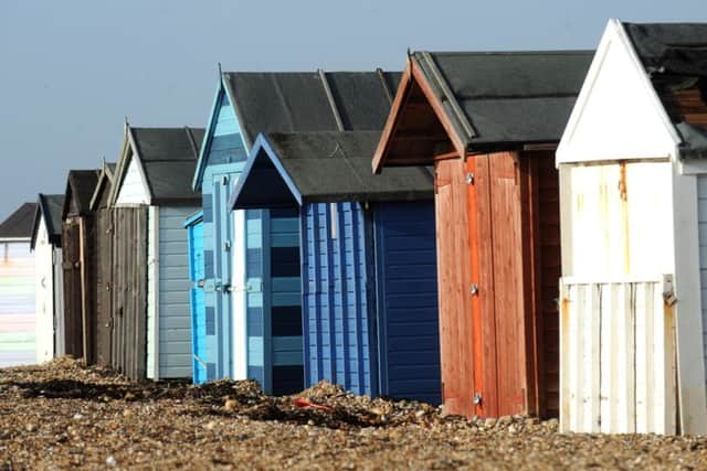 Beach huts at Hayling