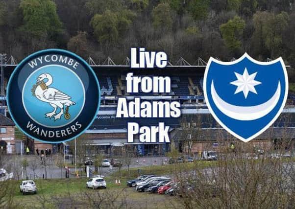 Pompey travel to Adams Park today in League Two