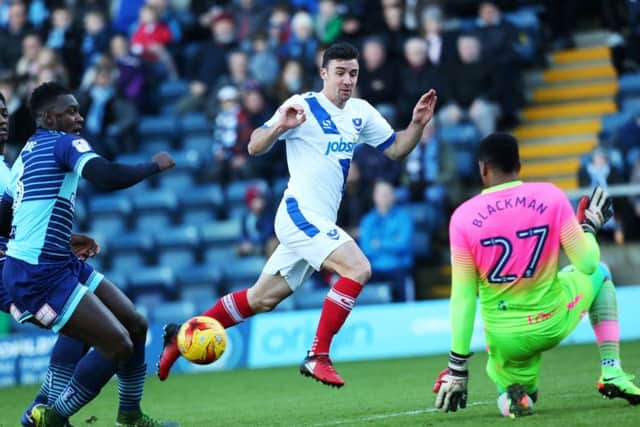 Enda Stevens bursts forward from left-back Picture: Joe Pepler