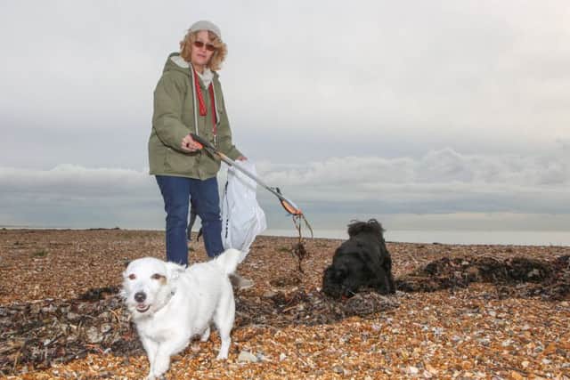 Jeanette Connelly with Dexter and Ellie