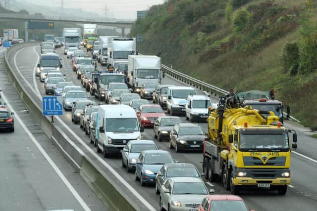 Traffic on the M27
