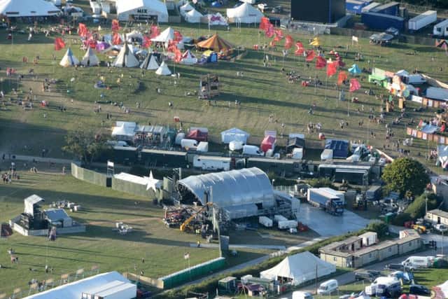 Bestival 2016 at Robin Hill Country Park on the Isle Of Wight. Picture: Police Helicopter/NPAS Bournemouth