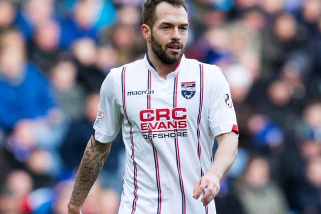 Milan Lalkovic played for Ross County against Rangers at the weekend