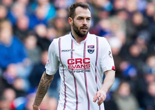 Milan Lalkovic played for Ross County against Rangers at the weekend