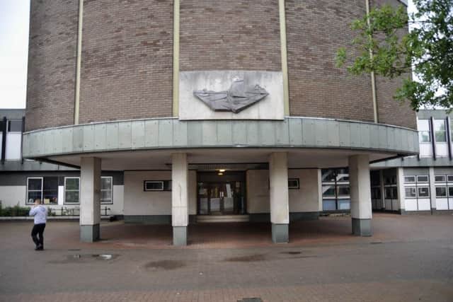 Man fined for dropping litter at Lawrence Square, in Gosport town centre. Picture: Michael Scadden.