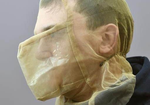 Spit guard. Picture: Hampshire police