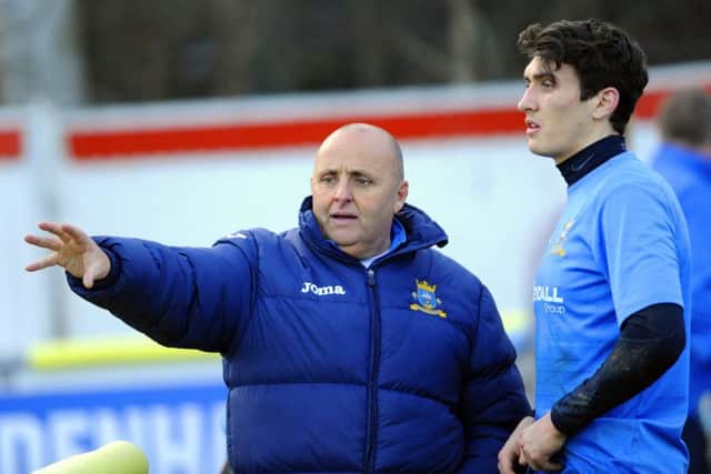 Baffins Milton Rovers boss Louis Bell   Picture: Malcolm Wells