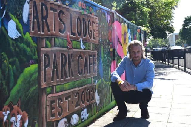Mark Lewis at The Arts Lodge & Park Cafe.   Picture: Aidan Butler