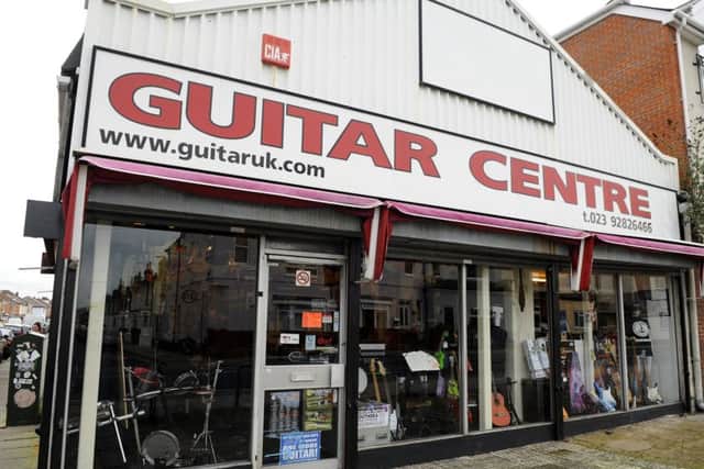 The Guitar Centre in Highlands Road Southsea Picture: Malcolm Wells (170206-6734)