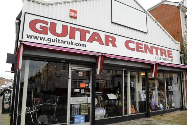 The Guitar Centre in Highlands Road Southsea 

Picture: Malcolm Wells (170206-6734)